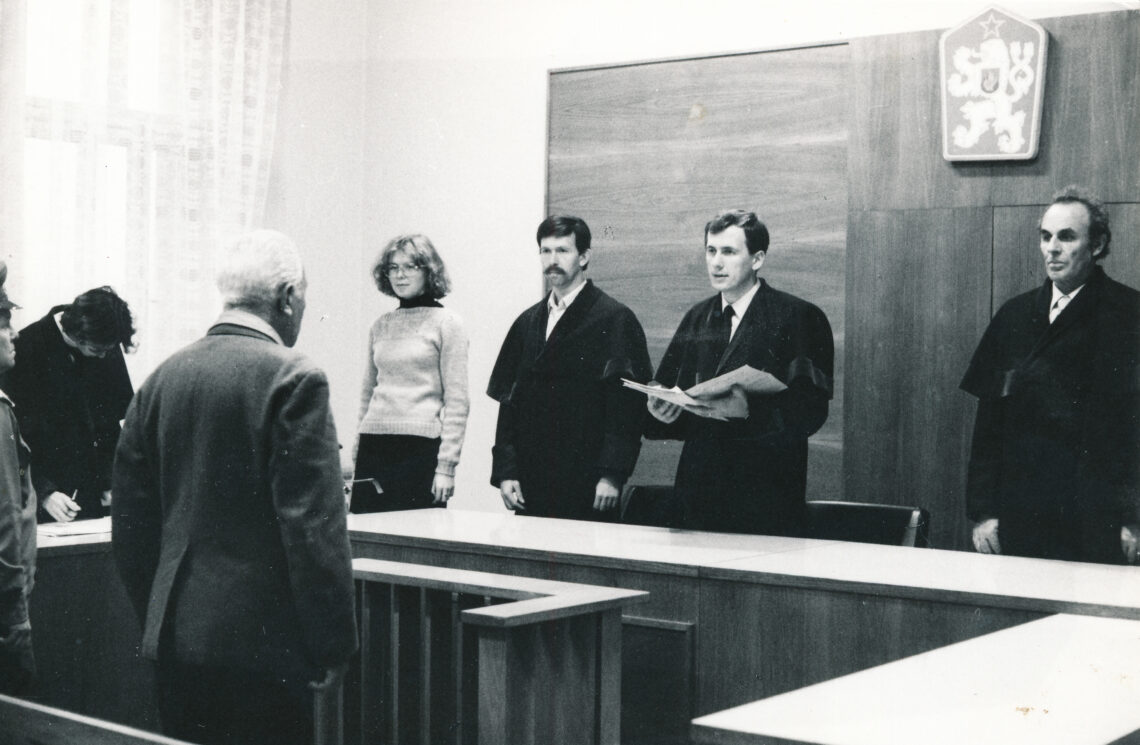 Supreme Administrative Court of the Czech Republic, 1985, Source: Paměť národa.